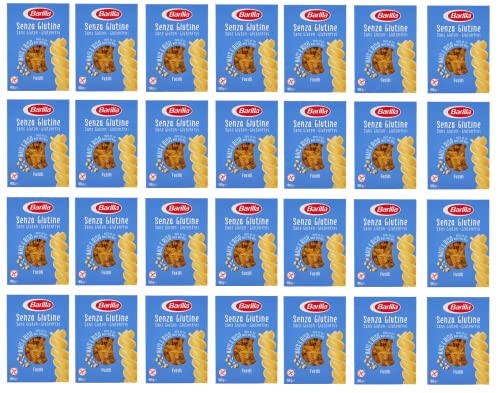 Barilla Pasta Fusilli sin gluten de arroz y maíz – Pack de 28 (28 x 400 g)