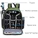 CADeN Camera Backpack Bag Professional for DSLR/SLR Mirrorless Camera Waterproof, Camera Case Compatible for Sony Canon Nikon Camera and Lens Tripod Accessories Green