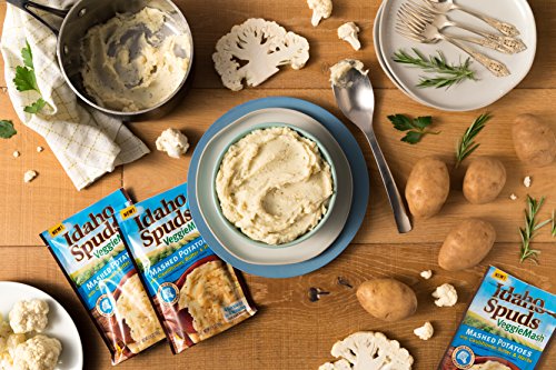 Idaho Spuds Veggie Mash, Cauliflower Butter & Herb Mashed Potatoes, 10 Count