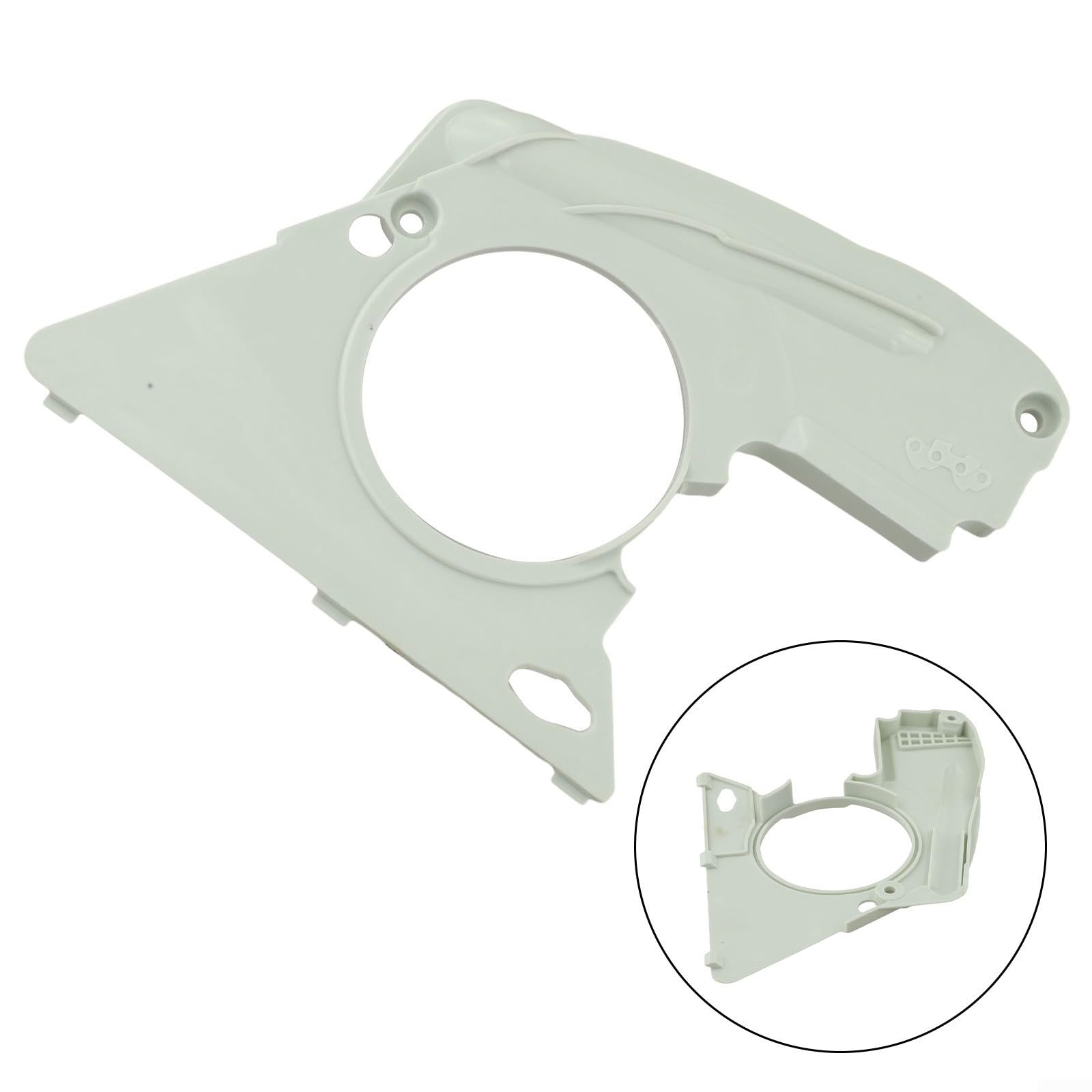 Coperchio laterale con freno a catena per motoseghe MS251 e MS231, ricambio diretto per codice articolo 1143 021 1101