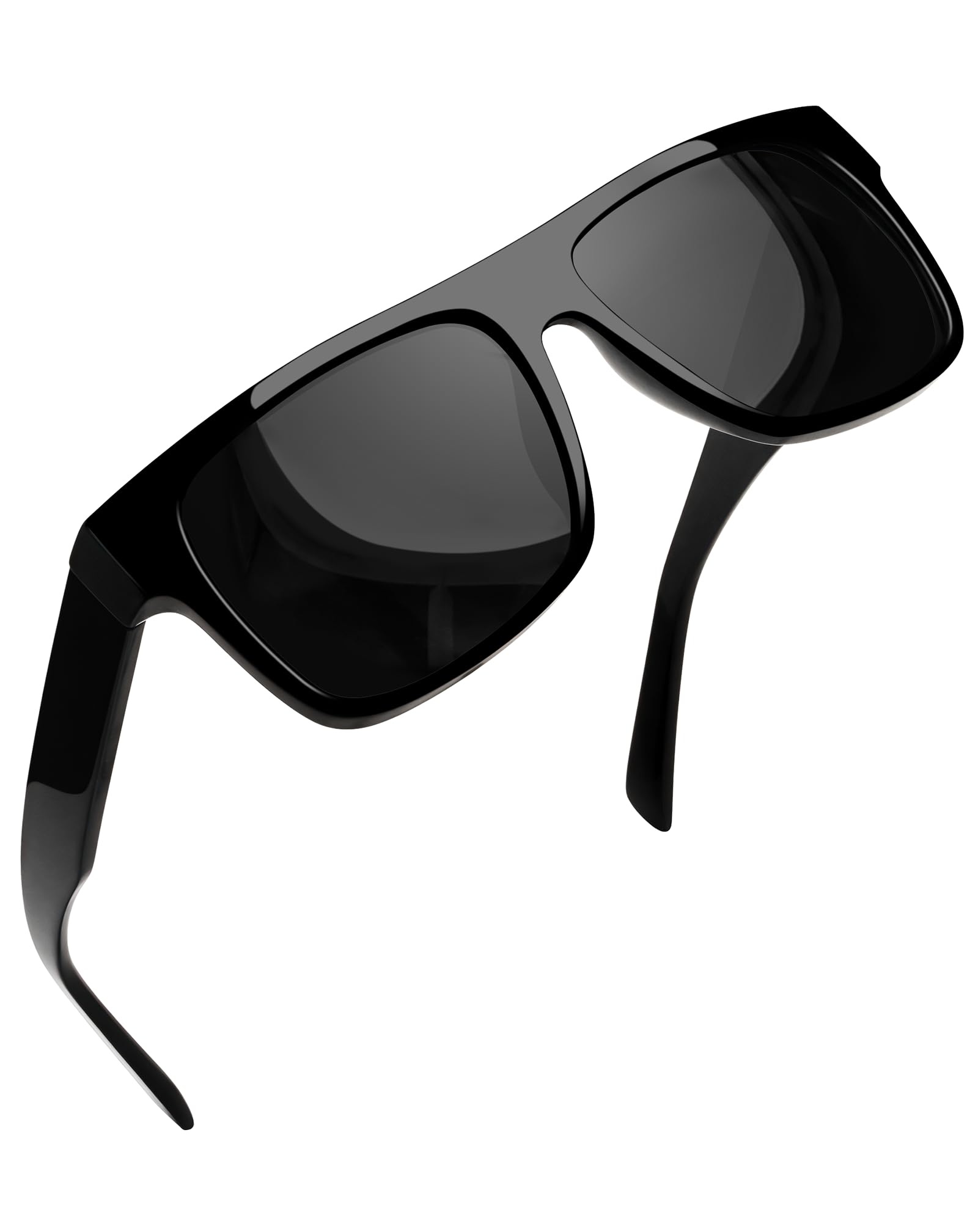 Joopin Acetato Gafas de Sol Hombre Polarizadas Cuadradas Rectangulares Marco TR90 Estilo Clásico de Moda Protección UV400