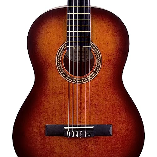 Image of Valencia 200 Series Classical Guitar 4 /4 size Classic Sunburst with Truss Rod VC214CSB