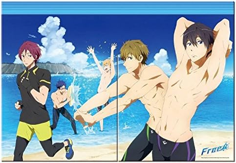 Free! Noren Japanese Doorway Curtain Tapestry Makoto Tachibana Haruka Nanase Rin Matsuoka Nagisa Hazuki Rei Ryugazaki Ver.2