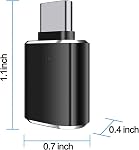 USB C to USB Adapter,Type C to USB Adapter [4 Pack] 3.0 USB Type-C Male to USB Female, USB C Female to USB Male Adapter OTG Converter for Google, MacBook, Ipad, Desktop, Laptops, Projector, Chargers