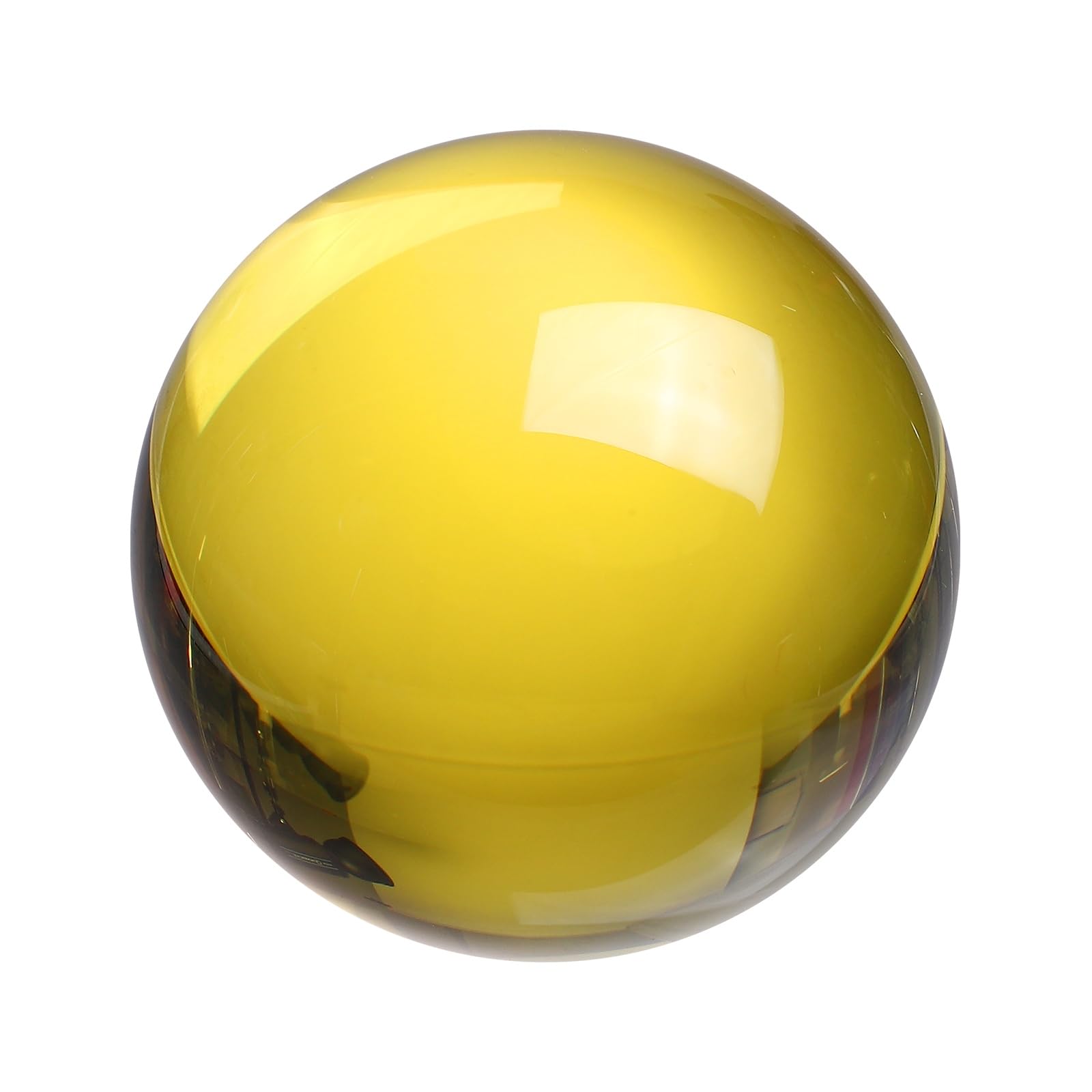 Sphère en cristal doré de 70 mm contre le stress, divination