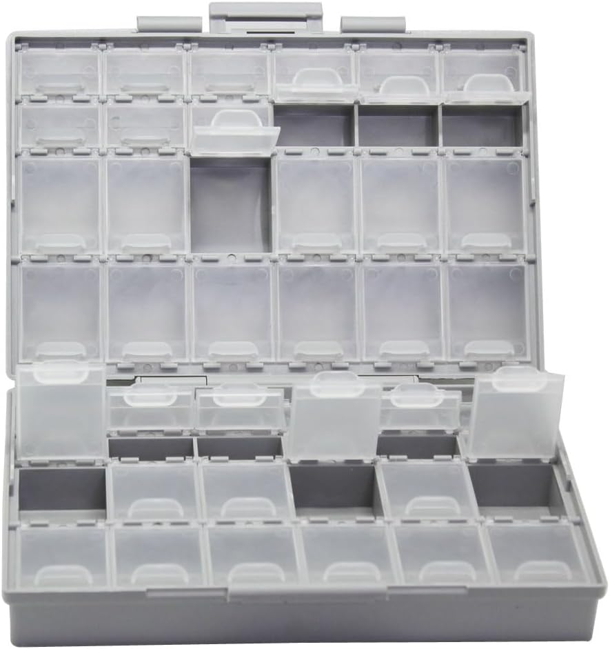 AideTek BOXALL48 48 Lids Empty Enclosure SMD SMT Organizer Size 6 inch 9 Inch Surface Mount - Image 8