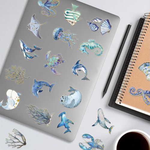 Image of 50Pcs Ocean Animal Stickers