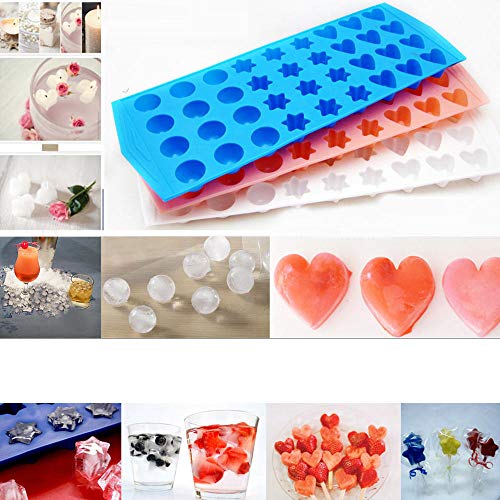 Set de 3 moldes para cubitos de hielo miniatura 7