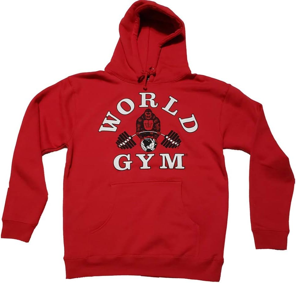 World Gym W850 Hoodie (L, Red)