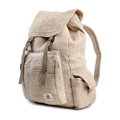 Eco-Friendly Large Hemp Backpack by Freakmandu Collections Cover