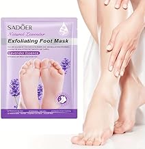Besque Lavender Foot Peel Mask for Dead Skin Removal | Exfoliating Foot Spa Peel Mask for Dry, Cracked & Callused Feet | Deep Nourishing & Skin Renewal Foot Mask for Men & Women (PACK OF 1)