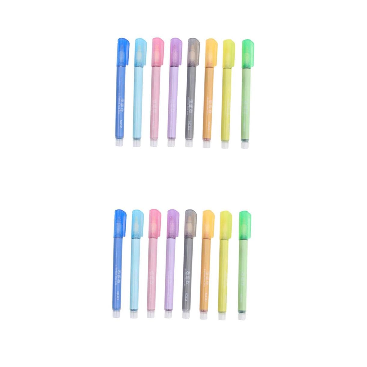 2 Scatole Pennarelli Fluorescenti Contorno Colorati per Disegno e Cancelleria Linee Lisce e Impugnatura Ergonomica per Progetti Scolastici e Artigianato