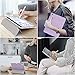 Soke for iPad Air 11 Inch Case 2024, iPad Air 5th/4th Generation 10.9 Inch (2020 2022 Release) with Pencil Holder - [Auto Sleep/Wake + Apple Pencil Charging], Soft TPU Back Cover, Violet