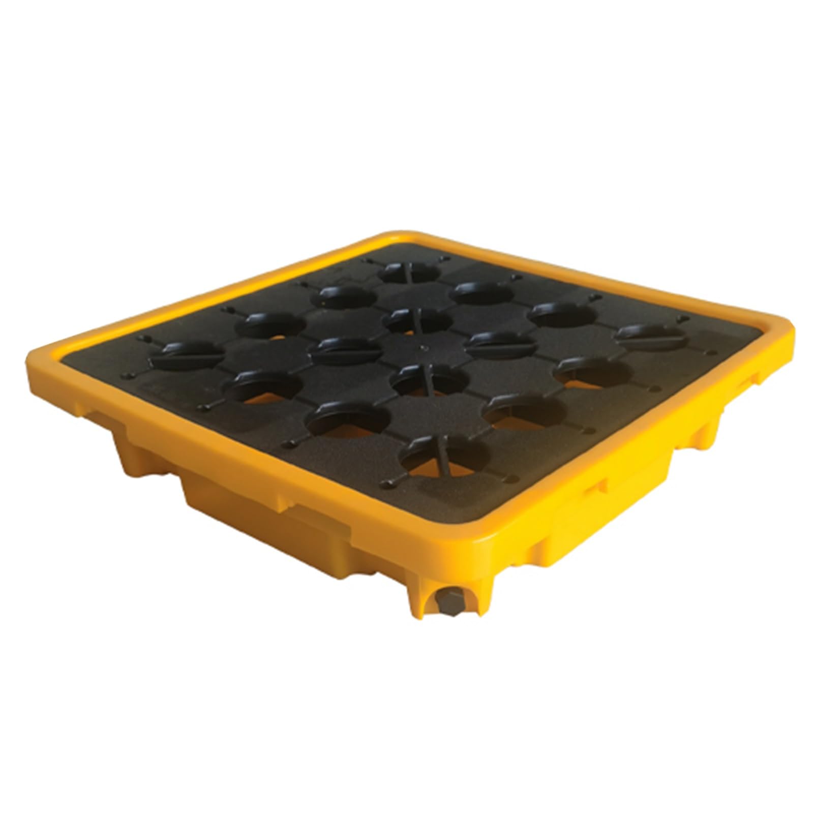 Bac de rétention modulaire polyéthylène avec plateau antidérapant étanche industriel