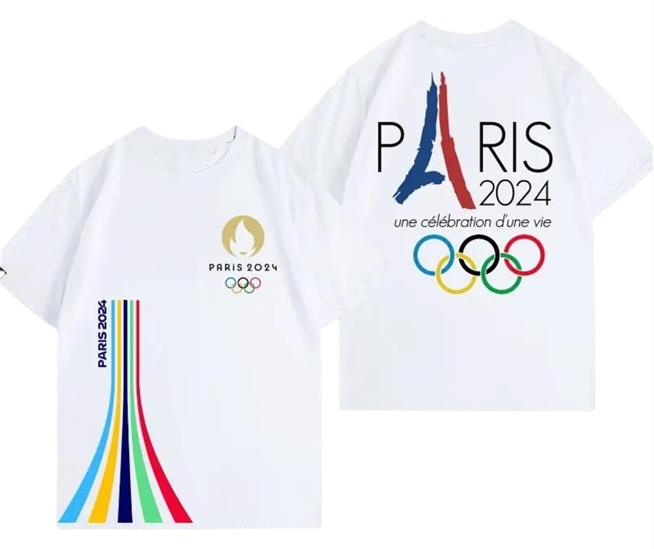 Amazon.co.jp: フランスオリンピック Tシャツ オリンピック 日本 白T  