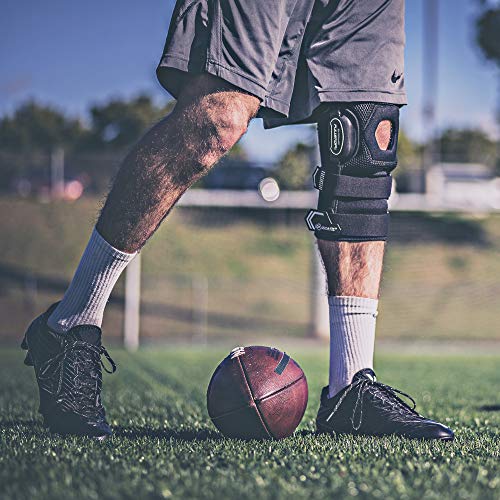 Donjoy Performance Bionic Fullstop Acl Knee Brace (X-Large) And Chattanooga Colpac Reusable Gel Ice Pack Cold Therapy - Blue Vinyl - Standard - (11 In X 14 In) - Value Bundle #TOP7