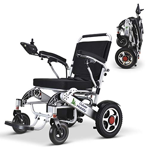 Culver Mobility Electric Power Wheelchair Scooter Fold Lightweight Folding Safe Electric Wheelchair Motorized
