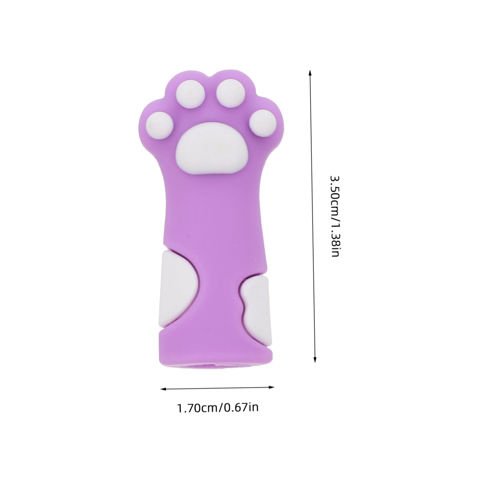 HOMSFOU Blocking Needles Cover Set 10pcs Silicone Needle Point Protectors Soft Silicone Universal Size Reusable for Knitters