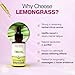 Nourish Mantra Organic Lemongrass Essential Oil for Massage, Aromatherapy & Skin | 100% Pure, USDA Certified Organic Lemongrass Essential Oil | Perfect for Diffuser, Home & Car