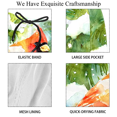 JDEZ maillots de bain de qualité oiseau de neige short élégant - 4