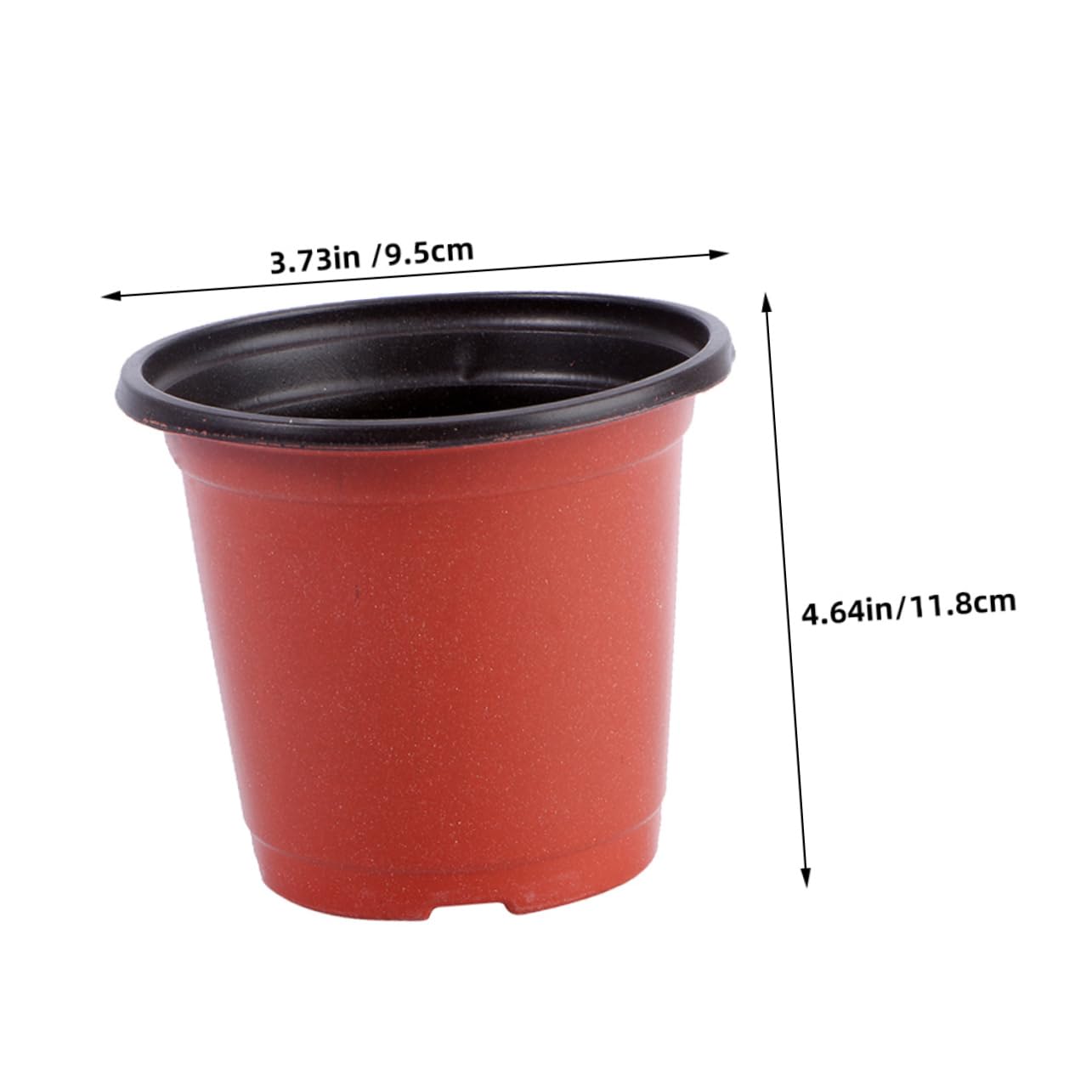 Gatuida 120 Pots pour Semis avec Drainage, Pots de Fleurs Plastique Légers pour Plantes Succulentes et Extérieur