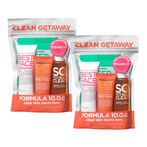 FORMULA 10.0.6 Clean Getaway Skin Clarifying Travel Kit 2-pack