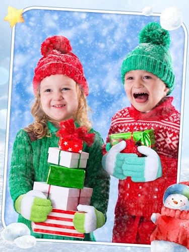 Image of EBOOT 3 Pairs Winter Kids Gloves Warm