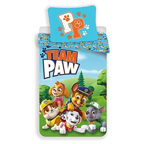 L-S Kids Boutique Paw Patrol PP - Children's Bedding Set - Cotton Duvet Cover Cover