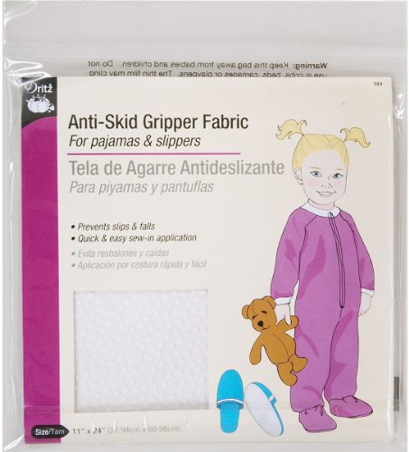 Tissu antidérapant blanc pour tapis et chaussons qui glissent 27,9 x 61 cm