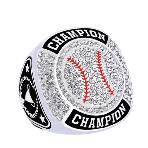 Size 7-14 Softball Baseball Championship Rings Basebll Ring Trophy Sport Ball Award Gift Winner Tournament Team4