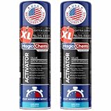 Magic Chems Super Glue Accelerator, CA Glue Activator, 2 Pack-16.9 fl oz