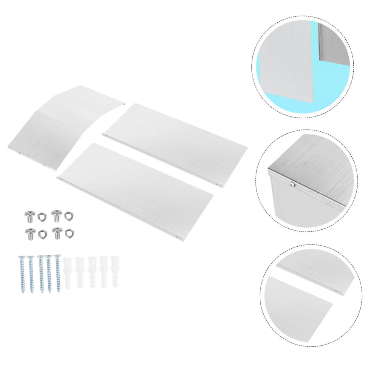 STOBAZA Modern Style Socket Cover Aluminum Charging Pile Protective Cover Easy to Install Wall Outlet Plug Protector