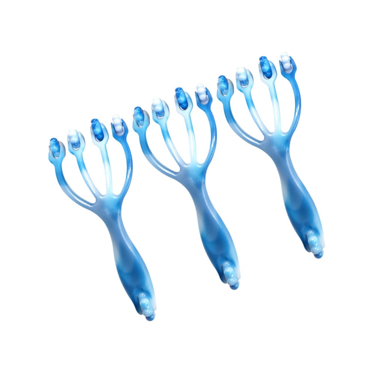SEWOART 3pcs Body Scalp Acupressure Roller Handheld Roller Neck Finger Roller Handheld Mini Handheld