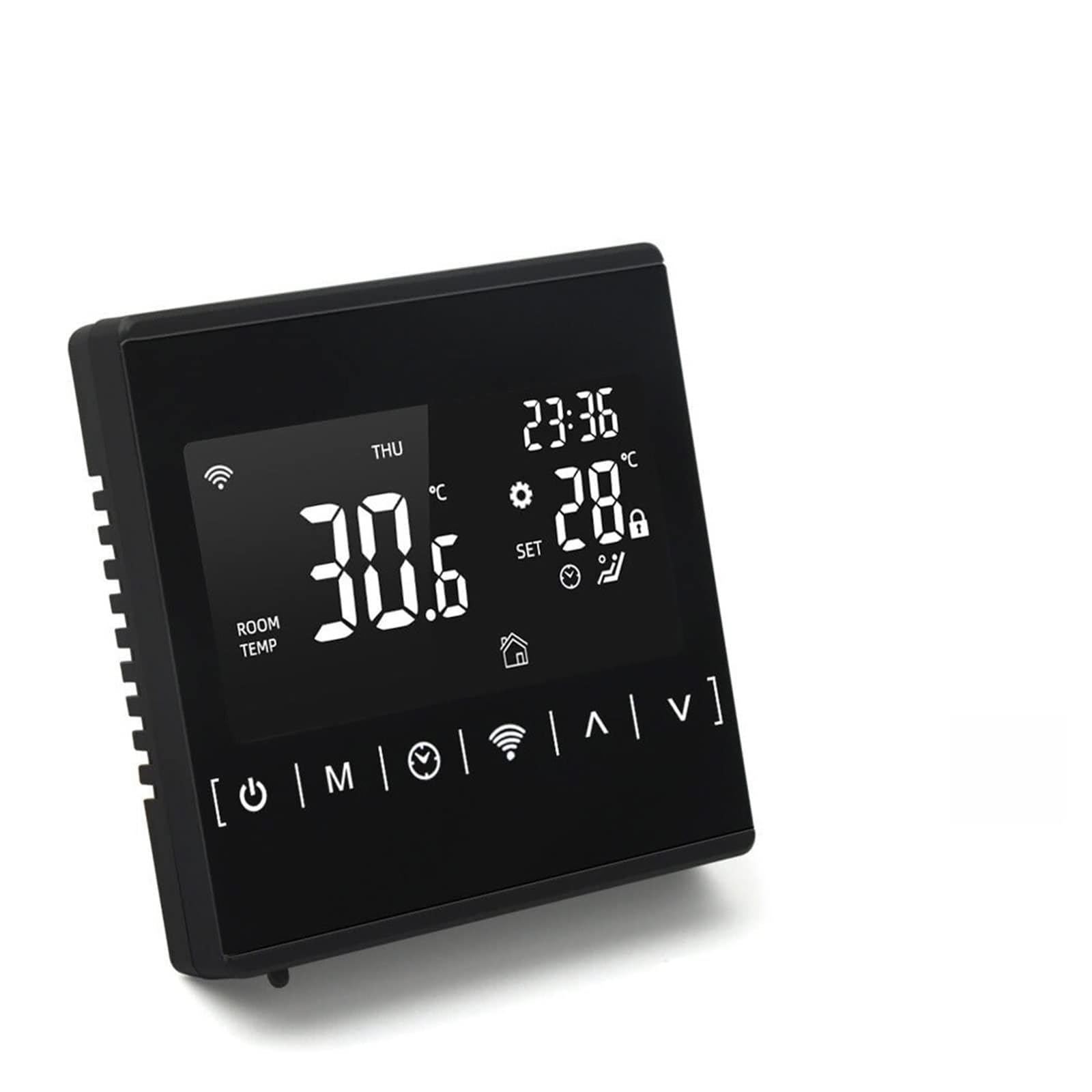 Termostat, Termometr Wewnętrzny Higrometr Cyfrowy Termostat WiFi Regulator Temperatury Do Ogrzewania Elektrycznego Współpracuje Z Wyświetlaczem LCD(Electric heating)