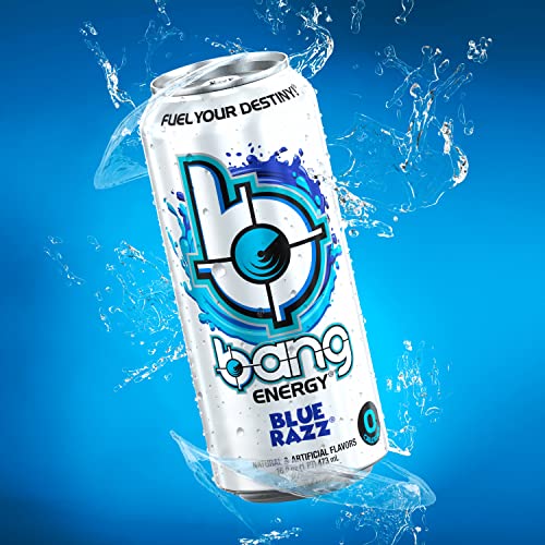 Bang 1962661 Energy Blue Razz, Sugar-Free Energy Drink thumb #5