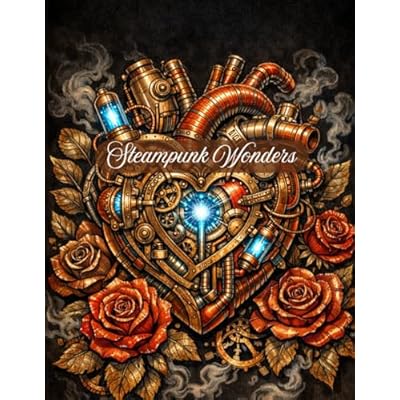 Steampunk Wonders Coloring Book