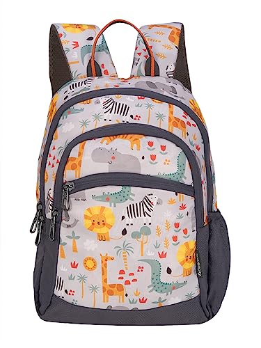 Image of COSMUS KIDO ANIMO Printed School Bag 20L - 16 inches Kids Polyester Backpack ideal for Boys and Girls of Age Group 2-5 yrs | Small Students Daypacks