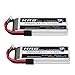 Produktbild HRB 2pcs 11.1V 5000mAh 3S 50C-100C LiPo-Batterie mit TR Stecker für RC DJI F450 Quadcopter RC Hubschrauber Flugzeug Hobby Drohne und FPV