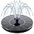 Mademax Solar Bird Bath Fountain Pump, Upgrade 1.4W Solar Fountain with 6 Nozzle, Free Standing Floating Solar Powered Water Fountain Pump for Bird Bath, Garden, Pond, Pool, Outdoor