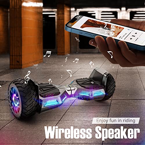 Image of LIEAGLE Hoverboard, 6.5 inch Self Balancing Scooter Hover Board with Bluetooth Wheels LED Lights for Kids Adults