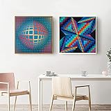victor vasarely op art black and white 2.✨ Arte su tela perfetta: sarà una decorazione artistica su tela unica per creare un ambiente stimolante con queste immagini stampate e poster vivaci, che diventeranno parte integrante della tua casa o ufficio.