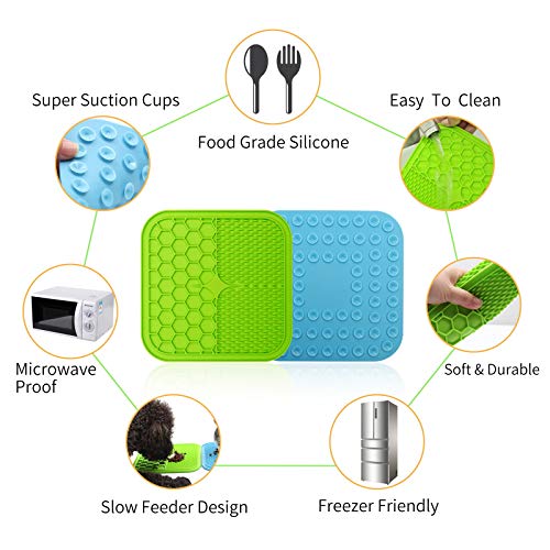 Dog Licking Mat with Suction Cups | BPA-Free Food Grade Silicone Mat for Fun, Anxiety, & Boredom Relief. Strong Suction… - Image 4