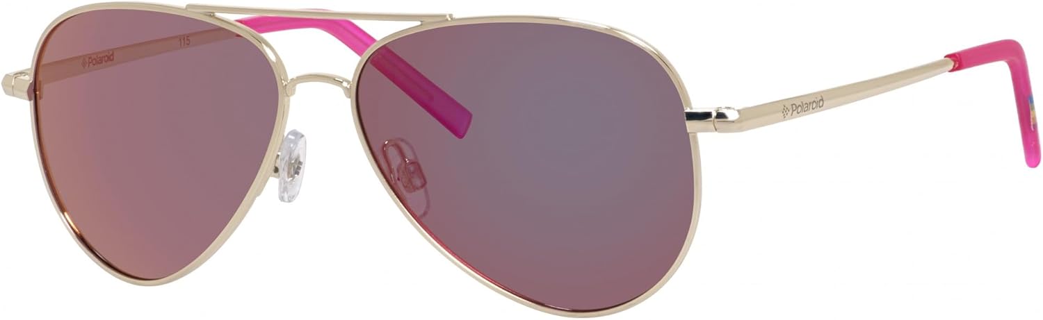 Polaroid unisex-child Pld 8015/N Aviator Sunglasses