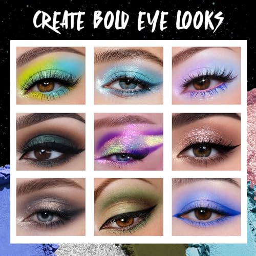 Image of UCANBE 15 Color Shimmer Matte Eyeshadow Palette - Highly Pigmented Metallic Glitter Eye Shadow Makeup Kit with Blendable Long-Lasting Shades for Natural, Smoky & Bold Looks