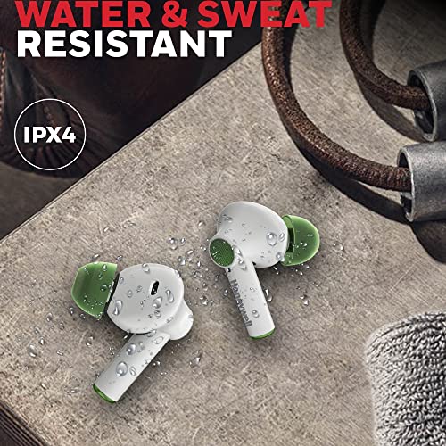 Image of Honeywell Moxie V1000 Truly Wireless Earbuds, Bluetooth V5.0, 2 hrs uninterrupted Music with 10 mins of Charge, Dynamic 10mm*2 Drivers, 200mAh Battery, IPX4 Water Resistance, Voice Assistant Enabled