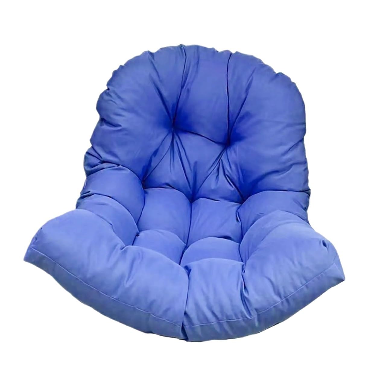 Bflcwstd Blue Egg Chair Cushion Hanging Chair Cushion House Relax Thicken Swing Pad(Blue)