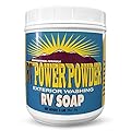 RV POWER POWDER RV Wash Soap - Powdered Wash Soap for RVs - Power Washer Soap Cleaner for Cleaning Motorhome, Travel Trailer, Boat, Camper, Recreation Vehicle, & more - Powder RV Cleaner (3 lbs.)