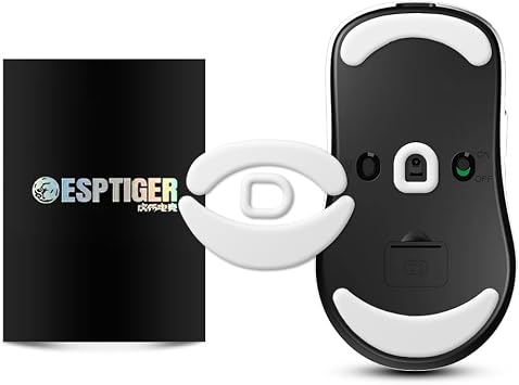 EsportsTiger Mouse Sole, Ice Mouse Feet for Ninjutso Sora, White, Ice Gaming Mouse, Enhanced Sliding, Set of 1