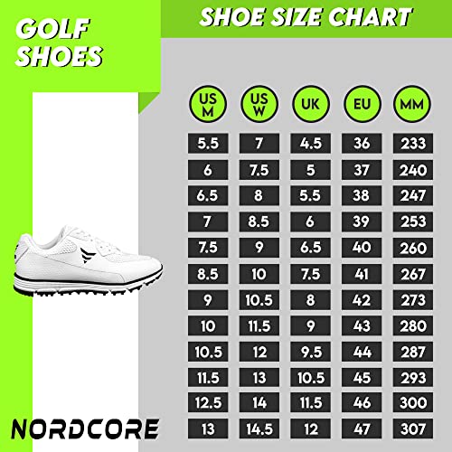 Nordcore Golfschuh für Damen Wasserabweisende und komfortable Golfschuhe