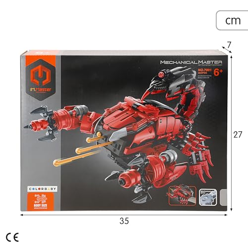 Colorbaby Im.Master Set Di Costruzione, Scorpione Lanciamissili, 664 Pezzi, Design Articolato, Meccanismo Funzionale, Montaggio Preciso E Divertente, 6 Anni E Più (85445) - 7